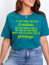 freedom / privilege