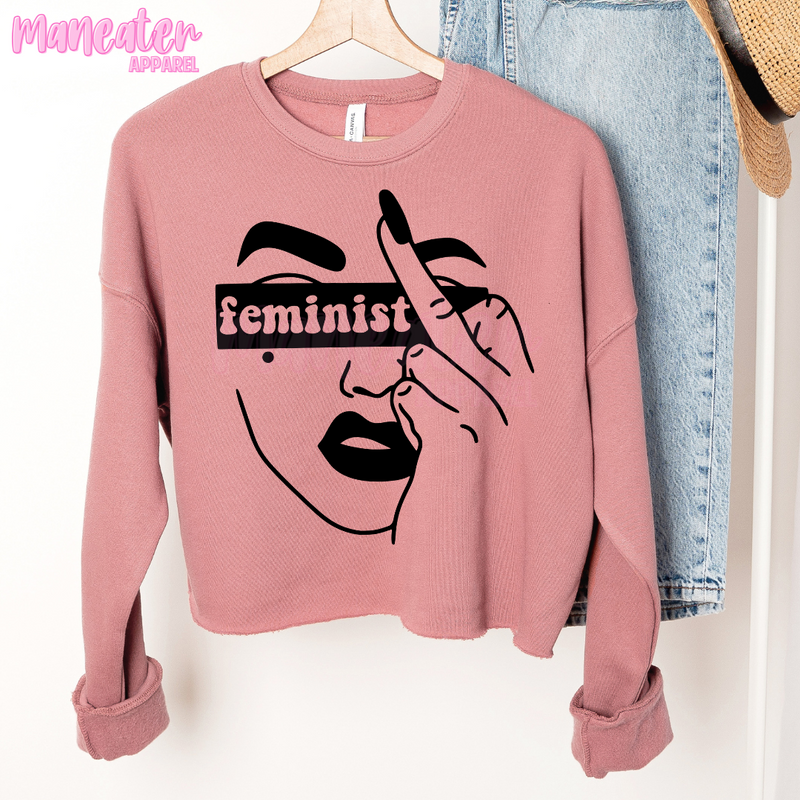 feminist middle finger