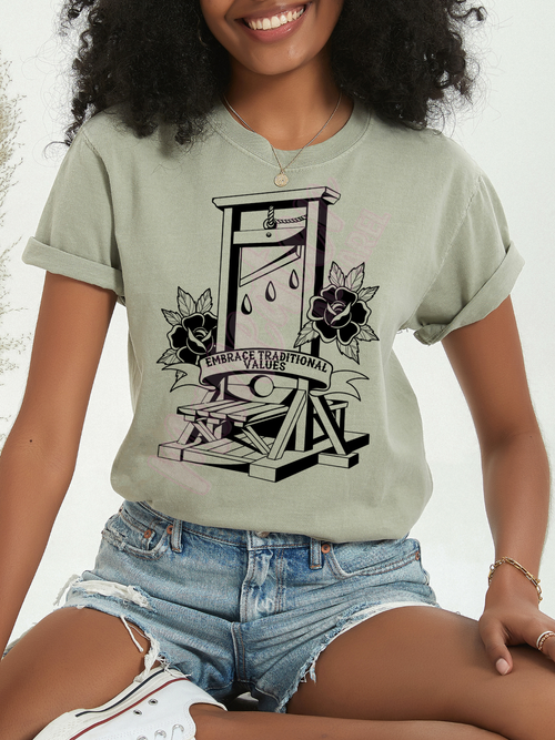 embrace traditional values guillotine