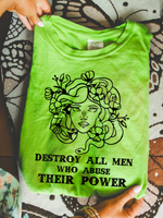 destroy all men who abuse their power medusa