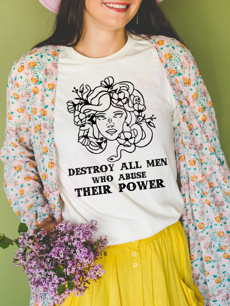 destroy all men who abuse their power medusa
