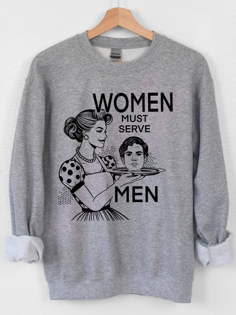 women must serve men