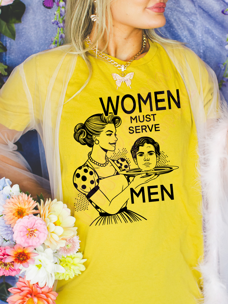 women must serve men