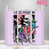 i hate everyone but coffee helps skinny tumbler cup